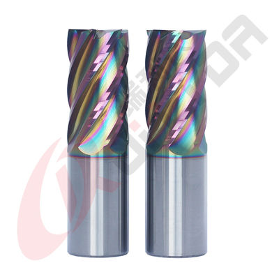 Aluminium 6 Flute End Mill DLC Coating 25mm 1" For CNC Milling Machine