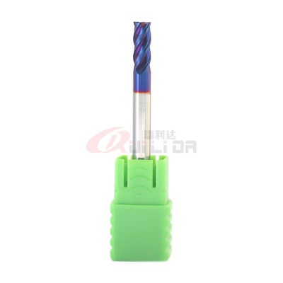 HRC65 Solid Carbide Corner Radius End Mill 4R0.2 4 Flutes Corner Rounding Tools