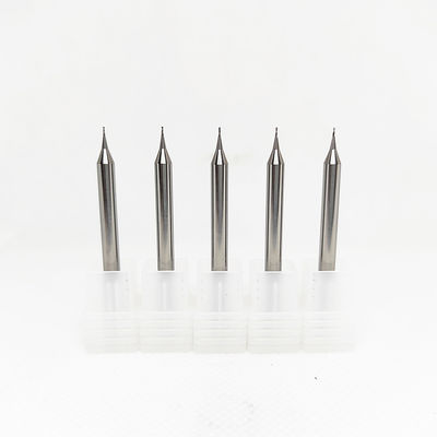 1fl Carbide Micro End Mill Cutters For Aluminum Jewelry Uncoated 30degree