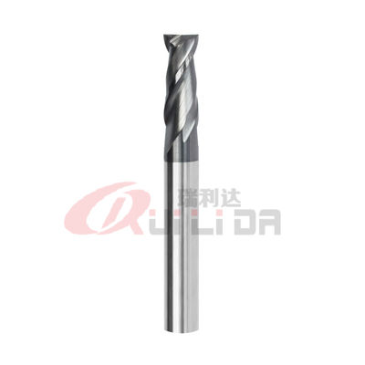 Hss 1/4" 6mm 2 Flute End Mill Flat Cnc Milling Bits AlTiN Coating HRC50