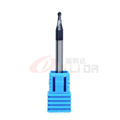 2mm Ball Nose End Mill Cnc Ball Nose Milling Cutter 2 Flute HRC50