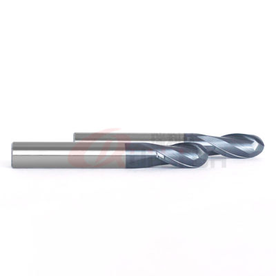 3/8" 1/4" Ball Nose Carbide End Mill Cutter 8mm Ball Nose Cutter For Steel