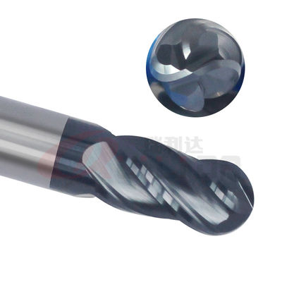 8mm 4F 9/16" 7/16" 5/16" Ball Nose End Mill Steel Cnc Ball Nose Bit