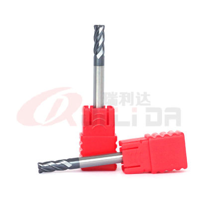 1/8" 4mm 4 Flutes Solid Carbide Corner Radius End Mills Radius Bull Nose Endmill HRC50