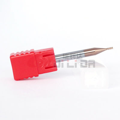 1mm 1/25" 2mm 1/8" 4 Flute End Mill Aluminum Alloy Steel   TiSiN Coating