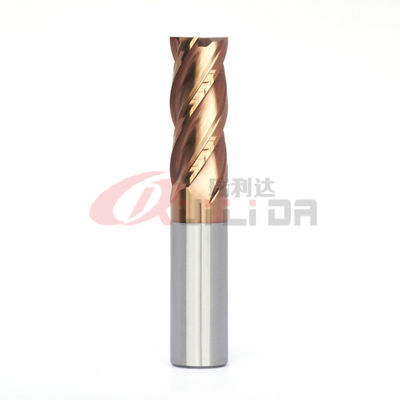 18mm 3/4" Imperial Carbide End Mills 30 Degree 4f Square Nose End Mill HRC55
