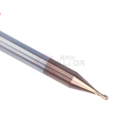 Cnc Ball Nose End Mill For Titanium 3/16" 1/8" 1/4" 1/2 2 Flute Carbide End Mill Hrc 55