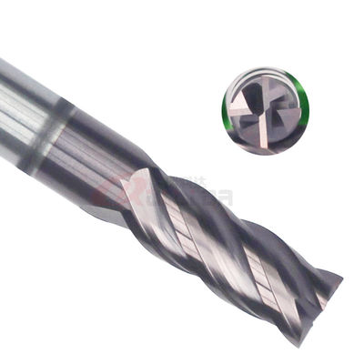 11/64" 3mm 1/8" 6mm 1/4" Carbide End Mill For Aluminum Four Flute HRC60