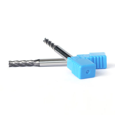 3/8" 5mm 3/16" 4 Flute Carbide End Mill For Titanium Extra Long 75mm