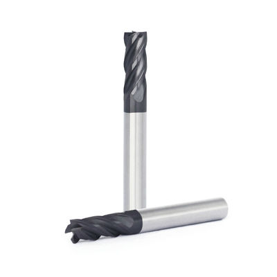 6mm 22mm 20mm Solid Carbide End Mill Engraving Bits Sgs 4 Fl 35 Degree