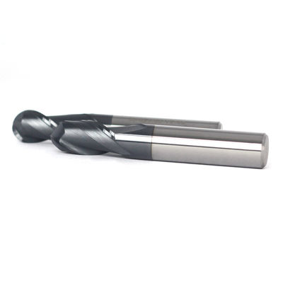 12mm Spherical Ball Nose End Mills For Steel Two Flutes 24mm