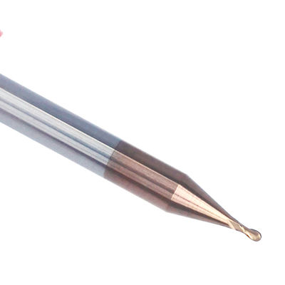 Cnc Ball Nose End Mill For Titanium 3/16" 1/8" 1/4" 1/2 2 Flute Carbide End Mill Hrc 55