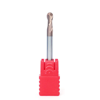 1mm 3mm 4mm ball nose end mill cutter for stainless steel double flute TiSiN Coating