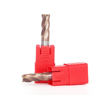 8mm 5/16 Radius End Mill 35 Degree Helix Copper Coating