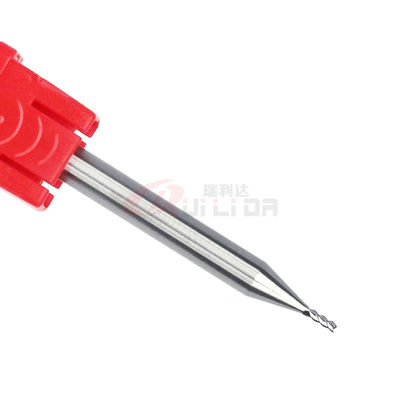 40 Degree Helix Solid Carbide Square End Mill Bits For Aluminum 1mm For Finishing