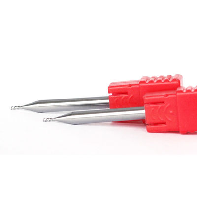 40 Degree Helix Solid Carbide Square End Mill Bits For Aluminum 1mm For Finishing