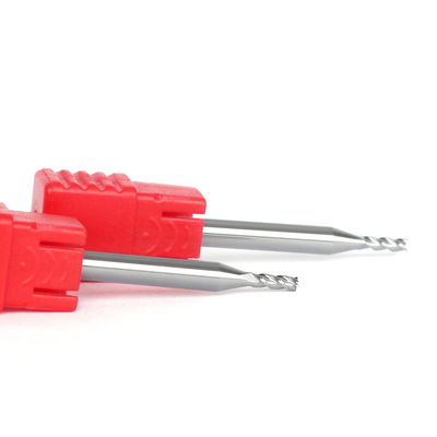 1mm 2mm Aluminium End Mill Cutter Hss HRC55 3 Flutes CNC  Solid Carbide
