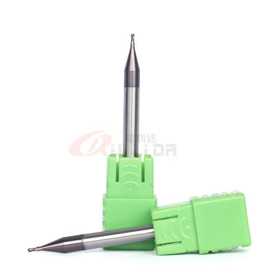 HRC60 Solid Carbide Ball Nose Milling Cutter For Aluminium 4mm Shank 50mm Flute