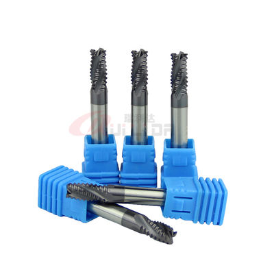 5/16" 1/2" Solid Carbide Roughing End Mill 1/4 Shank Pitch HRC60