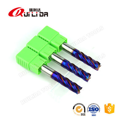 2mm 10mm 1/8" 5/16" Extra Long End Mill With Radius Hss HRC65 4 Flutes