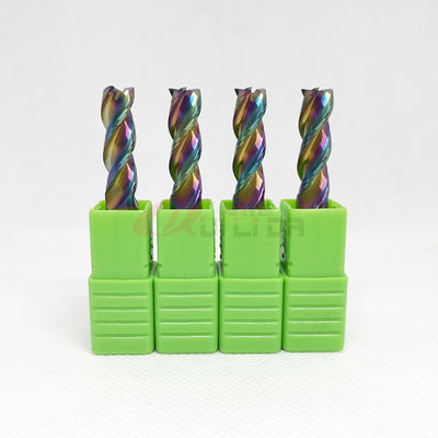 3Fl Carbide End Mills For Aluminum 8mm End Mill Cutting Angle 40 Degree