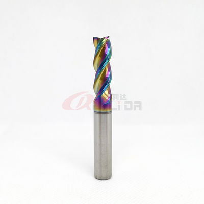 10mm 3/8" Aluminum End Mill Hss Roughing With 3 Flute DLC Coating