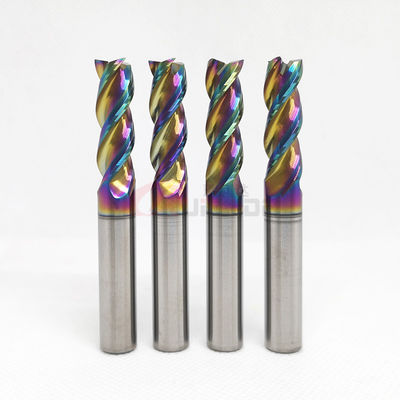 10mm 3/8" Aluminum End Mill Hss Roughing With 3 Flute DLC Coating