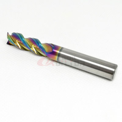 10mm 3/8" Aluminum End Mill Hss Roughing With 3 Flute DLC Coating