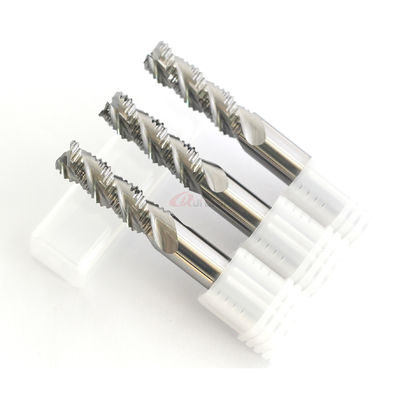 13/32" 3/4" 3/8" Carbide Roughing End Mill For 6061 Aluminum 10mm Extra Long