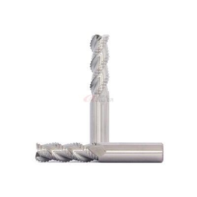 HRC50 3 Flute End Mill 1/2 Inch 12mm Extra Long Roughing End Mill Aluminum