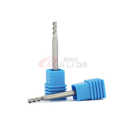 Hss 3 Flute End Mill For Aluminum Corner Radius Endmills  HRC50