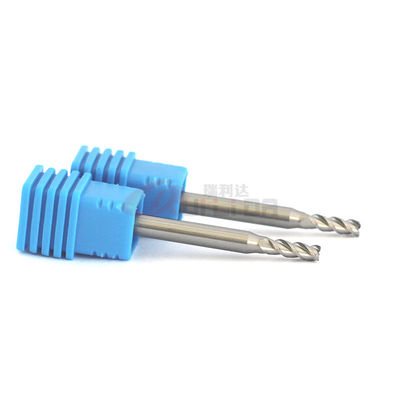 Hss 3 Flute End Mill For Aluminum Corner Radius Endmills  HRC50