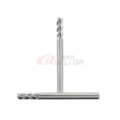 4mm 0.157" .125 Corner Radius End Mill 3 Flute Aluminum End Mill 45 Degree Carbide HRC50