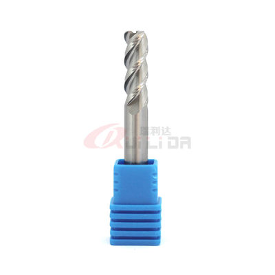 6mm 1/4 Inch 3 Flute Roughing End Mill Aluminum Solid Carbide Corner Radius