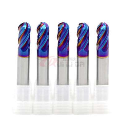 4Fl Diamond Ball Nose End Mill For Cutting Inconel 1/2 Shank