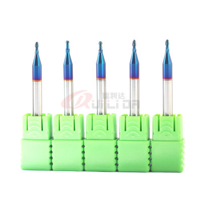 HRC65 High Hardness 1.5mm 2 Flutes 30 Degree End Mill Carbide Ball Nose Endmill