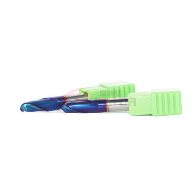 Hard Steel Carbide Ball Nose End Mill 2 Flutes 6mm Shank Diameter