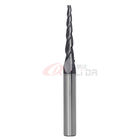 Carbide OEM Conical End Mill 3 Flutes Cnc Milling Cutter For Steel
