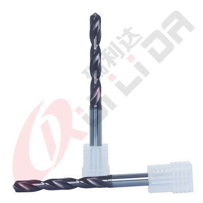 2 Flutes Solid Carbide Drill Bit With Inner Coolant Hole For Stainless Steel