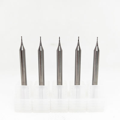 1fl Carbide Micro End Mill Cutters For Aluminum Jewelry Uncoated 30degree