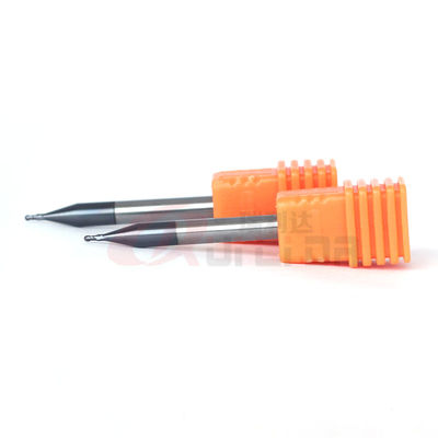 3/8" 1/8" Uncoated Solid Carbide Ball End Mill For Stainless Steel 2 Flute