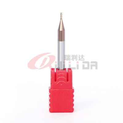 1mm 1/25" 2mm 1/8" 4 Flute End Mill Aluminum Alloy Steel   TiSiN Coating