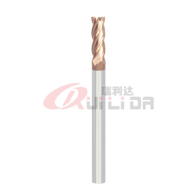 4mm Carbide End Mill 4 Flute 1/8" For Steel HRC55 RLD Tools