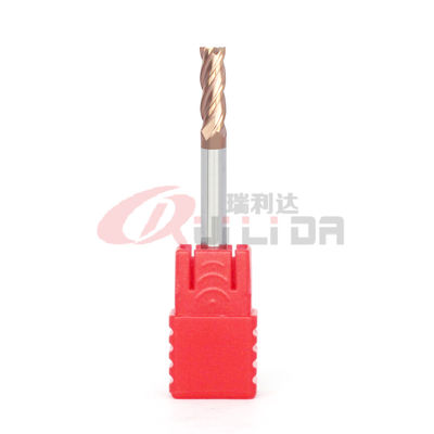 4mm Carbide End Mill 4 Flute 1/8" For Steel HRC55 RLD Tools