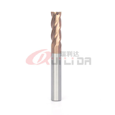 4 Flutes Single Flute Carbide End Mill 6mm 1/4" 1/8" HRC55