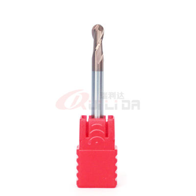 1mm 3mm 4mm ball nose end mill cutter for stainless steel double flute TiSiN Coating