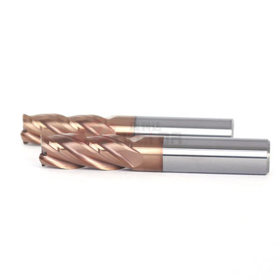 Bull Endmill 4 Flutes Solid Carbide Corner Radius End Mills HRC55