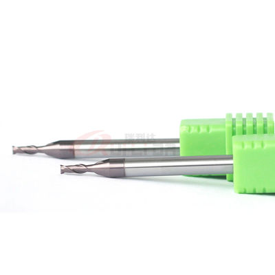 Variable Helix 1/16" 2mm 2 Flute End Mill For Steel 304 Stainless Steel Cutting