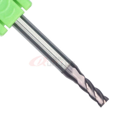 Variable Helix  Carbide 4 Flute End Mill For Steel  3mm 3/32"