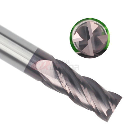 12mm 1/2" 4 Flute Carbide End Mill For Stainless Steel Variable Helix
